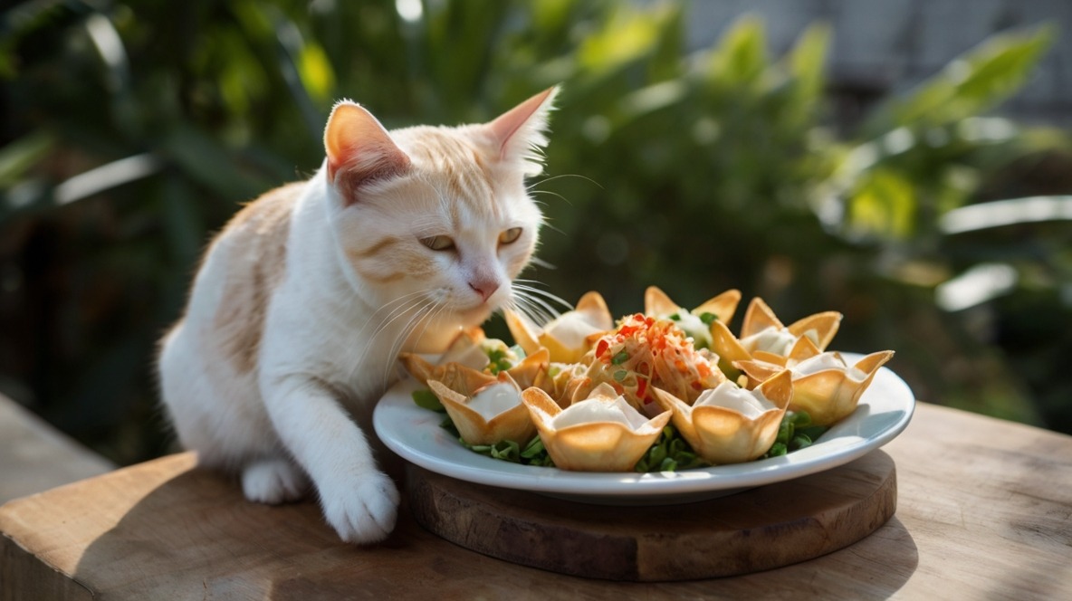 : "Can Cats Eat Crab Rangoon"? Vet-Approved Safety Guide"