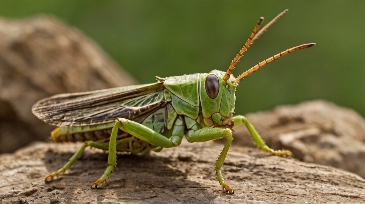 dogs eat grasshoppers