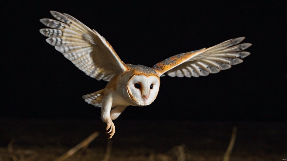 Can a Barn Owl Attack or Eat a Cat?.“Barn owl flying at night”